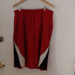 Gameon Red 100% polyester short Size 4xl